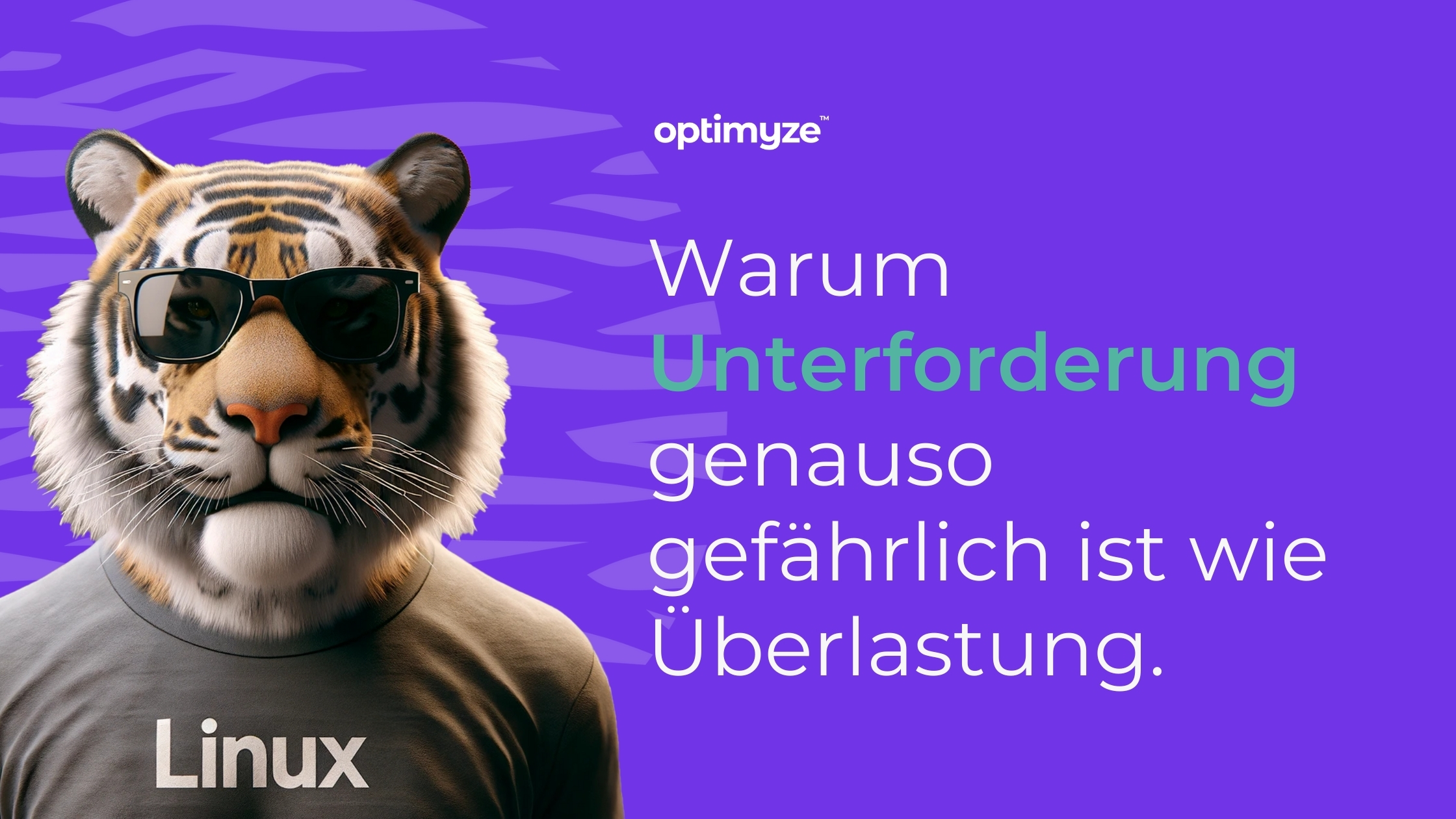 Unterforderung genauso gefährlich wie Überlastung